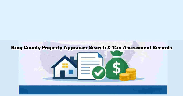 King County Property Appraiser Search & Tax Assessment Records